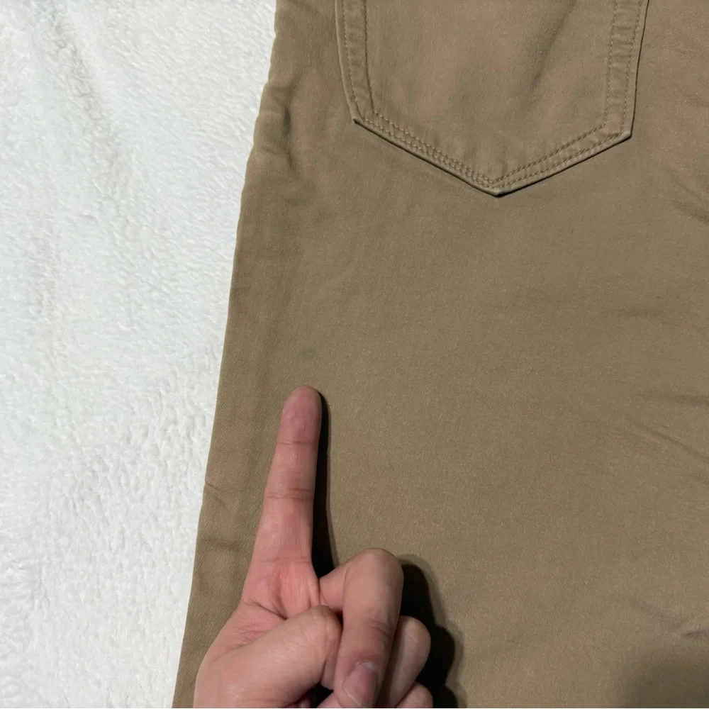 Banana Republic Jeans‎ Mens 32x28 Beige Traveler Slim Straight Stretch Mid Rise